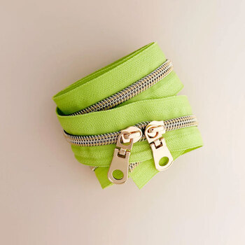 Sewing Illustrations Zipper 30" Double Slide - Pesto