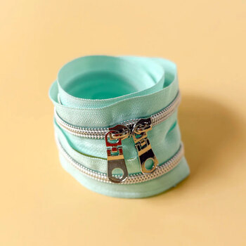Sewing Illustrations Zipper 30" Double Slide - Baby Blue