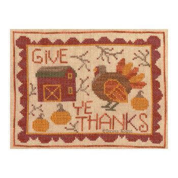 Give Ye Thanks Cross Stitch Pattern