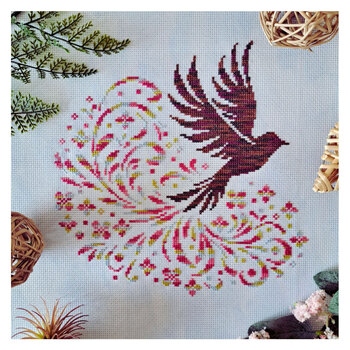 Fly Like A Bird Cross Stitch Pattern