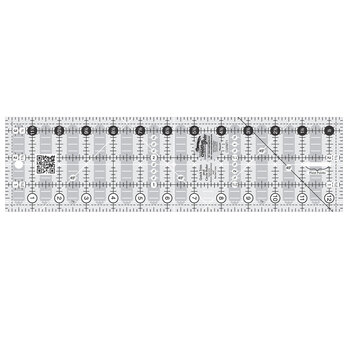 Creative Grids Quick Trim & Circular Ruler - 3.5" X 12.5" Rectangle