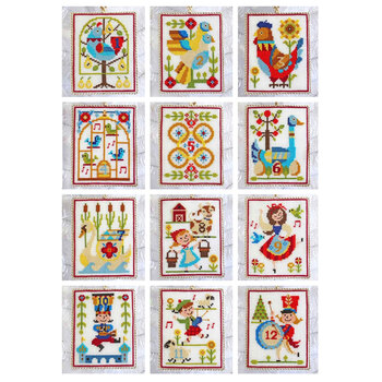 Twelve Days of Christmas Cross Stitch Pattern