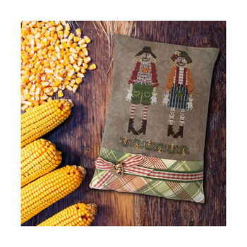 Autumn Scarecrows Cross Stitch Pattern