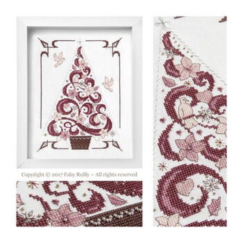 O Tannenbaum in Pink Cross Stitch Pattern