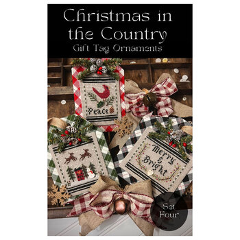 Christmas in the Country Cross Stitch Pattern - Set Four