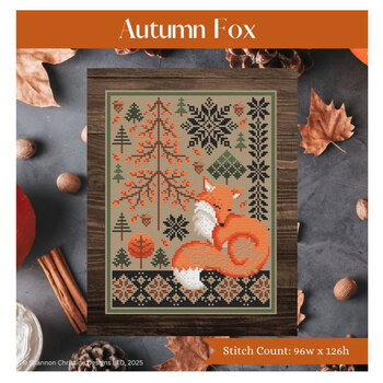 Autumn Fox Cross Stitch Pattern