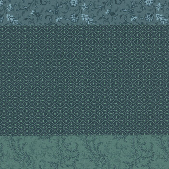Patrick's Promise R162104D Teal Strip-It 5-1/4" by Christine Schulte for Marcus Fabrics