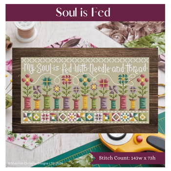 Soul is Fed Cross Stitch Pattern