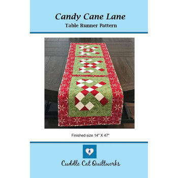 Candy Cane Lane Table Runner Pattern