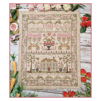 April Sampler Cross Stitch Pattern