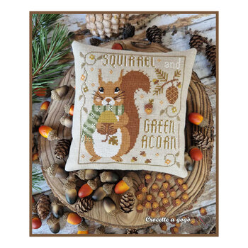 The Little Squirrel Cross Stitch Pattern