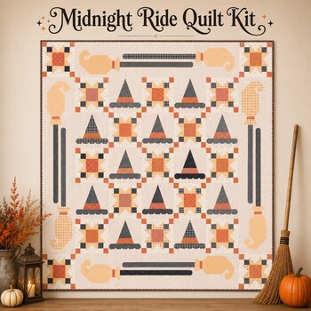  Midnight Ride Quilt Kit with Keepsake Box - RESERVE