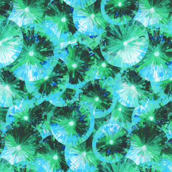 Kaleidoscope 16250201-02 Stained Glass Umbrellas by Peggy Collins for Camelot Fabrics