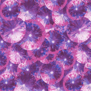 Kaleidoscope 16250201-03 Stained Glass Umbrellas by Peggy Collins for Camelot Fabrics