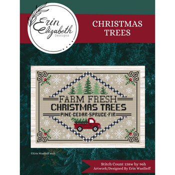 Christmas Trees Cross Stitch Pattern