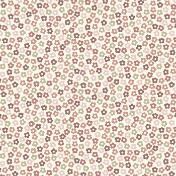 Lina Basic 4514-619 Flowers Rose by Stof Fabrics