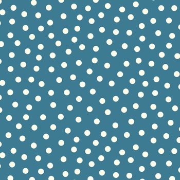 Lina Basic 4514-631 Dots Blue by Stof Fabrics