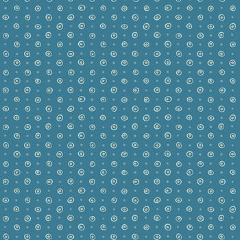Lina Basic 4514-634 Dots Blue by Stof Fabrics