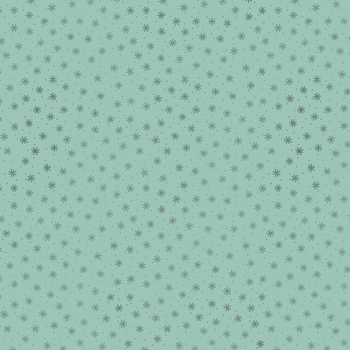 Lina Basic 4514-643 Small Stars Green by Stof Fabrics