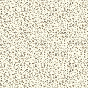 Lina Basic 4514-644 Small Flowers Sand by Stof Fabrics