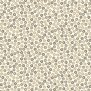Lina Basic 4514-646 Flowers Sand by Stof Fabrics