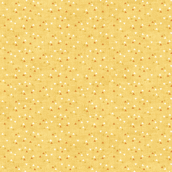 Lina Basic 4514-657 Small Triangles Yellow by Stof Fabrics