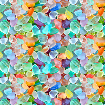 Blue Abyss 5292-76 Aqua by Claudia McKinney for Blank Quilting