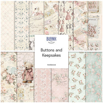 Buttons and Keepsakes  Yardage by Frank Garcia for Blank Quilting