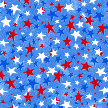 Star Power 108"s - 108" Wide 1005-18 Blue by Sassy 37 Designs for Henry Glass Fabrics