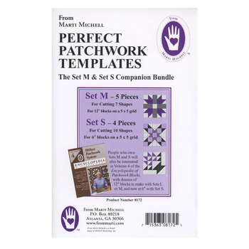 Perfect Patchwork Templates - Five-Patch Block Combo - Set M & Set S #8172