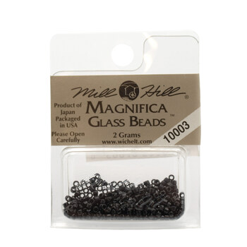 Mill Hill - Magnifica Glass Seed Beads - Black 10003