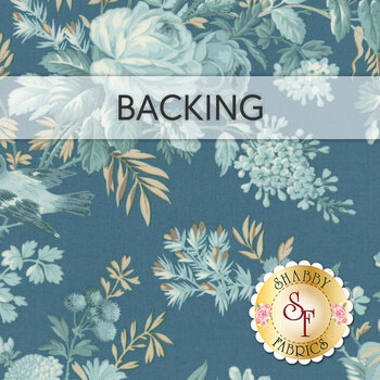  Log Cabin Throw Quilt Kit - Sewing Bird Backing