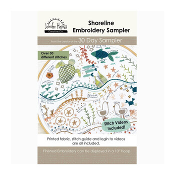 Shoreline Embroidery Sampler