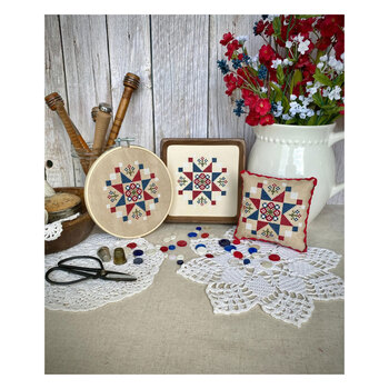 Summertime Star Cross Stitch Pattern