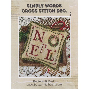 Simply Words Thru The Year - December Cross Stitch Pattern