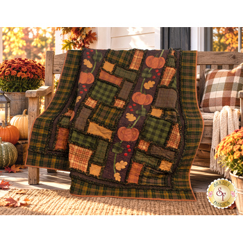  Autumn Harvest Flannel Rag Quilt Kit - RESERVE