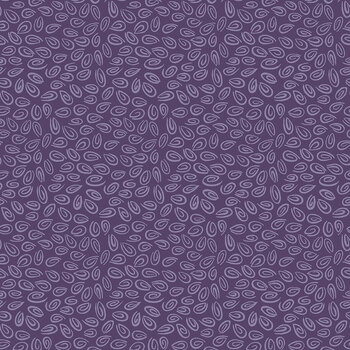 Book Buddies SB20103-690 Swirls Aubergine by Clothworks