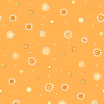 Book Buddies SB20104-430 Sunburst Dot Orange by Clothworks
