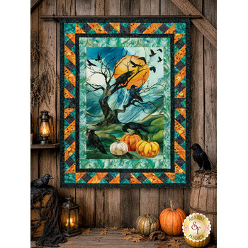  Ribbon Border Panel Quilt Kit - Raven's Call
