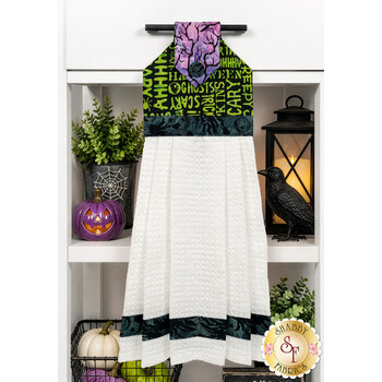  Hanging Towel Precut Kit - Boo Bash - Green