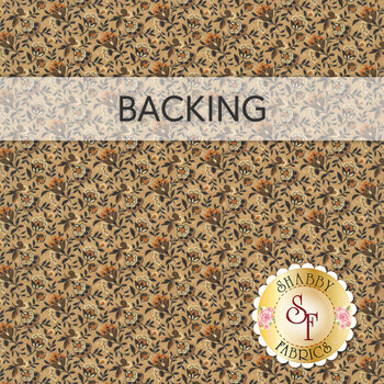  Log Cabin Throw Quilt Kit - Midnight Cheddar Backing