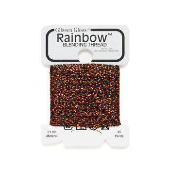 Glissen Gloss Rainbow Blending Thread 908 Black Copper