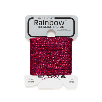 Glissen Gloss Rainbow Blending Thread 610 Blue Red