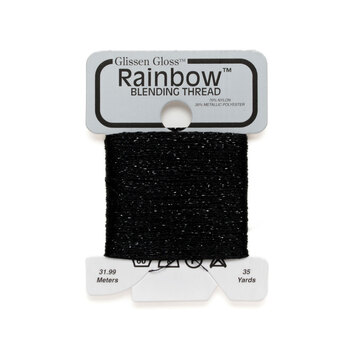 Glissen Gloss Rainbow Blending Thread 902 Black