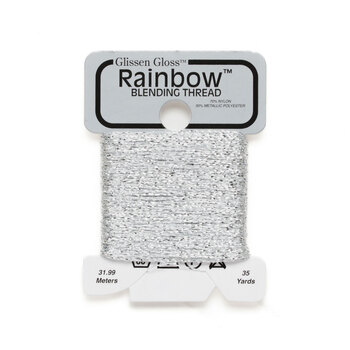 Glissen Gloss Rainbow Blending Thread 901 Silver