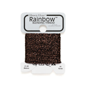 Glissen Gloss Rainbow Blending Thread 812 Dark Brown