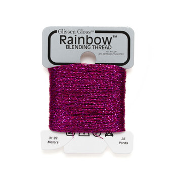 Glissen Gloss Rainbow Blending Thread 618 Purple Red