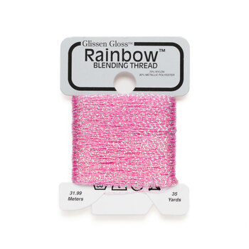 Glissen Gloss Rainbow Blending Thread 611 Iridescent Pink