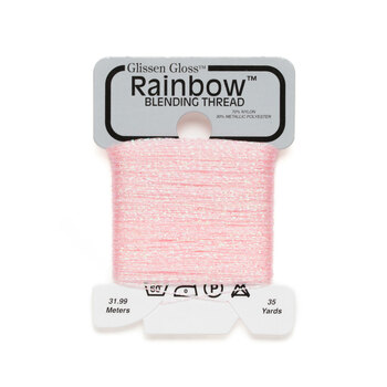 Glissen Gloss Rainbow Blending Thread 609 Iridescent Pale Pink
