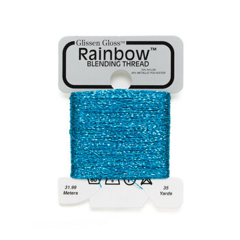 Glissen Gloss Rainbow Blending Thread 201 Teal Green